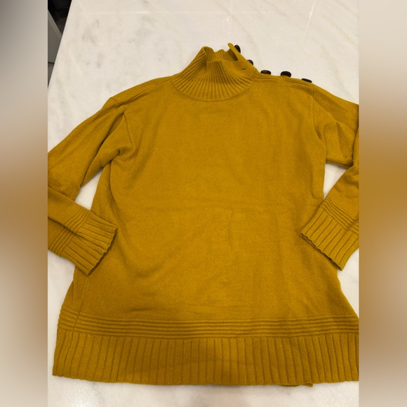 Anthropologie Margarita Tunic Sweater (XS, mustard yellow) - Picture 1 of 2